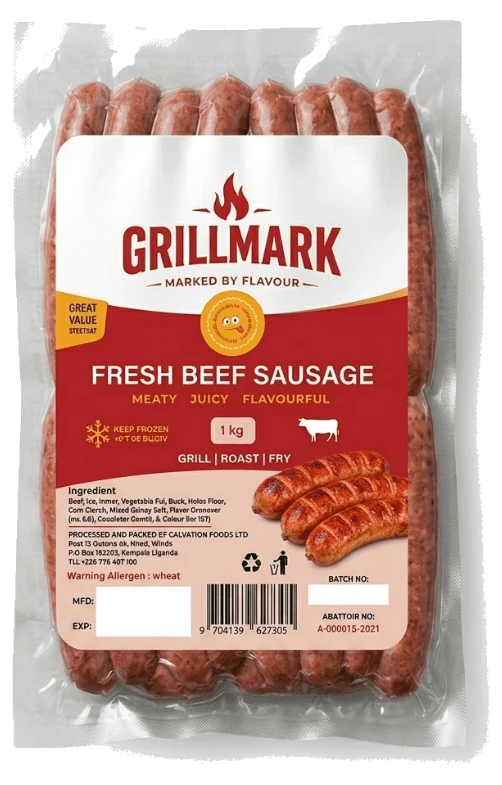Beef Sausages pack
